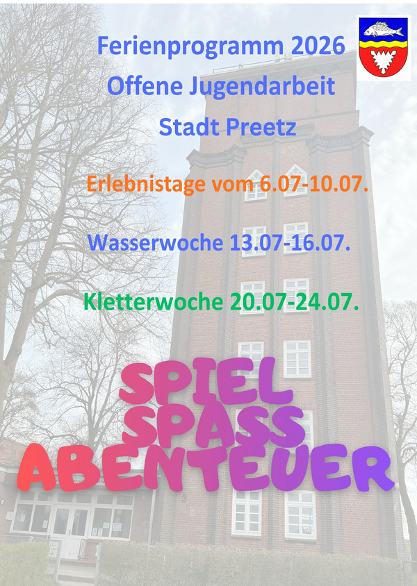 Sommerferienprogramm 2026 Deckblatt